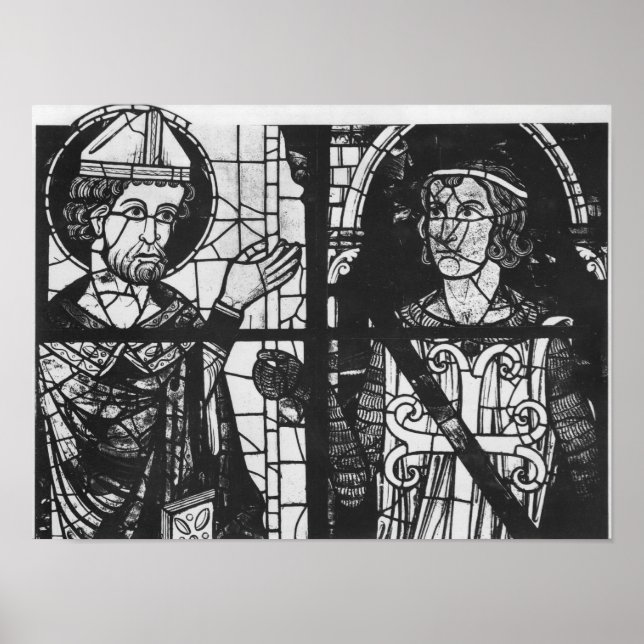 Pôster Denis dando o sorriso ao cavaleiro Clement (Frente)