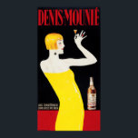 Poster DENIS MOUNIE French Wines Liquor Art Deco Adverte<br><div class="desc">Restaurado! Reprodução de alta resolução,  Photoshop apontado para impressões nítidos,  retocado digital e restaurado para lágrimas,  manchas e elementos faltando. DENIS MOUNIE French Wines Liquor Art Deco Advertisement Poster.</div>