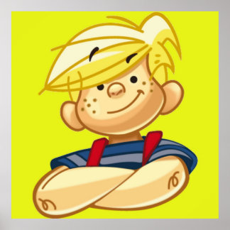 Poster Dennis, O Cartoon Menace