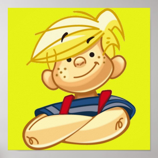 Poster Dennis, O Cartoon Menace (Frente)