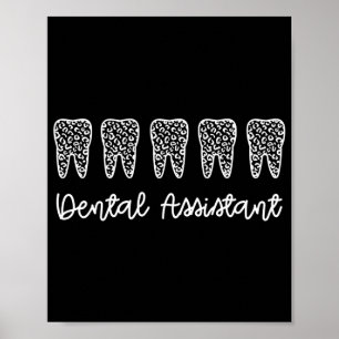 Poster Dental Assistant Gifts for Assistant Dentist