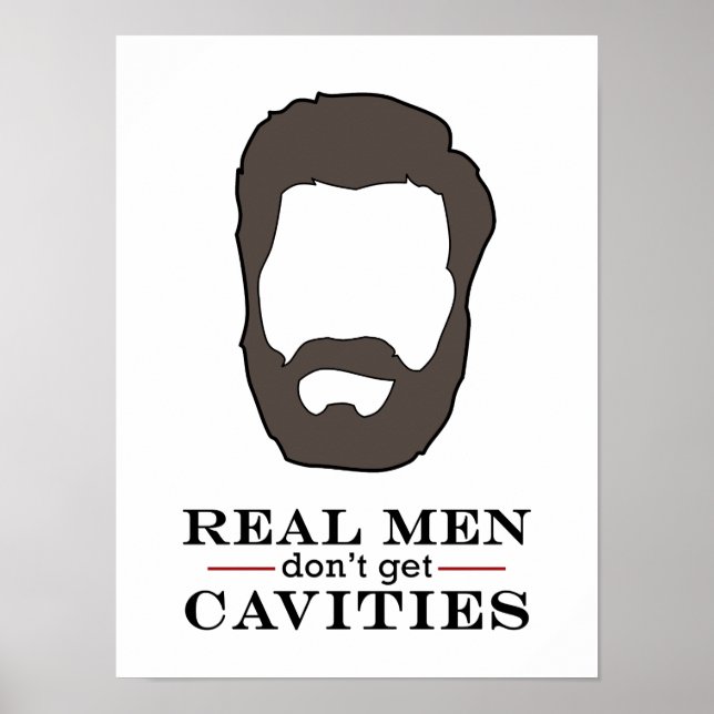 Poster Dental Homens Reais (Frente)