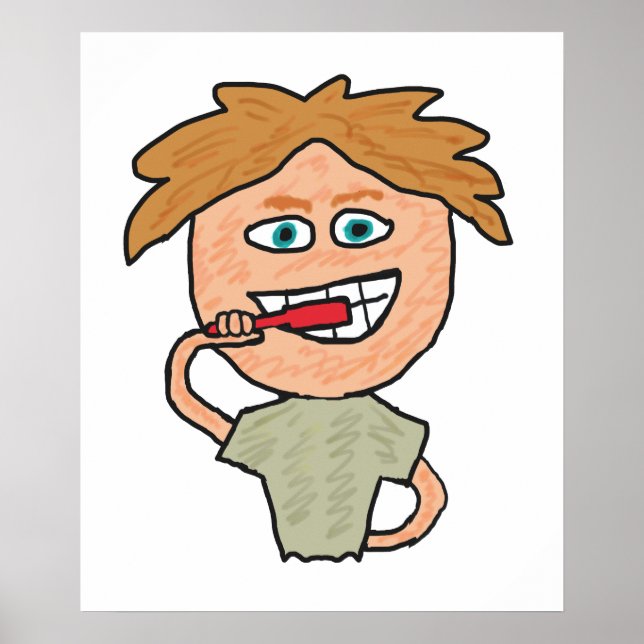 Poster Dentes De Esmagamento (Frente)