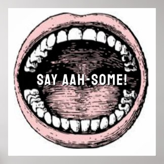 Poster Dentist Dental Humor