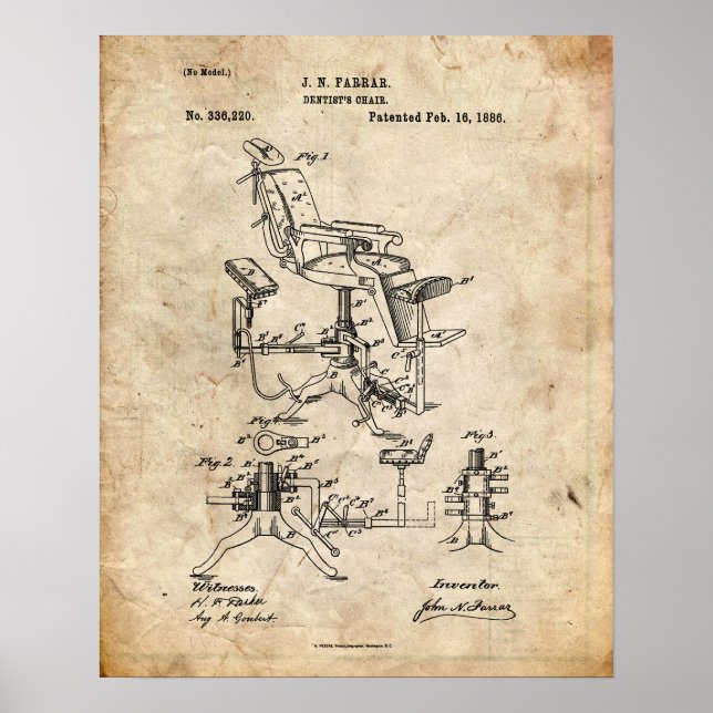 Poster Dentist Patent (Frente)