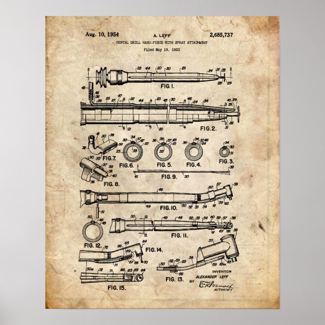 Poster Dentist Patent (Frente)