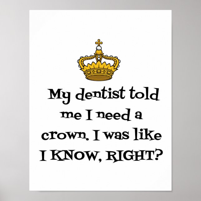POSTER DENTISTA CROWN (Frente)