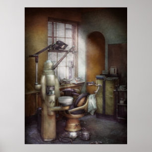 Pôster Dentista - escritório dental cerca dos anos 40