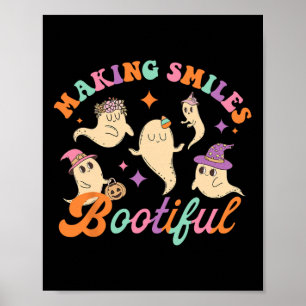 Poster Dentista Fantasma Engraçado Sorriso Bonito Hallowe