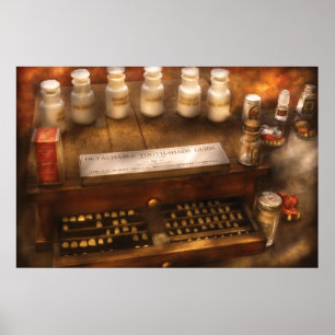 Pôster Dentista - guia destacável da máscara do dente