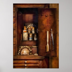 Pôster Dentista - o armário dental