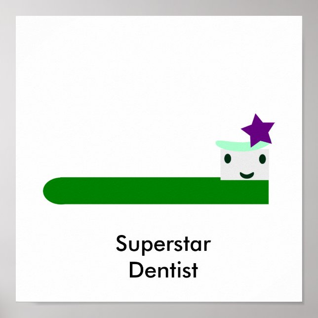 Poster Dentista Superstar (Frente)