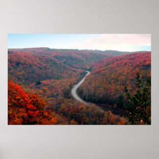 Poster Denton Hill S curva Highway