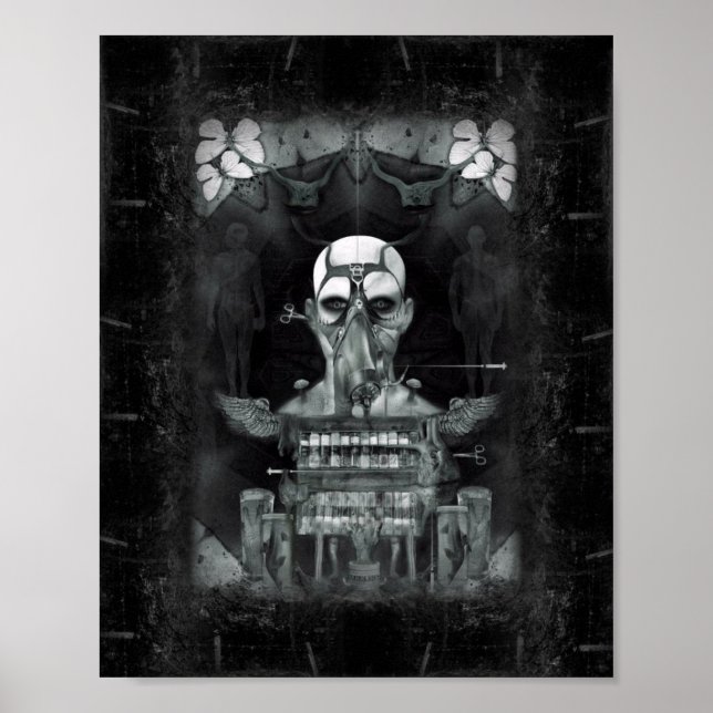 Pôster Dentro 8x10 (Frente)