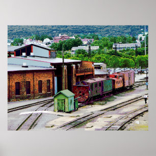 Poster Dentro da jarda do trem