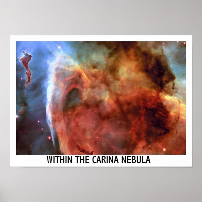 Pôster Dentro da Nebulosa Carina (Frente)