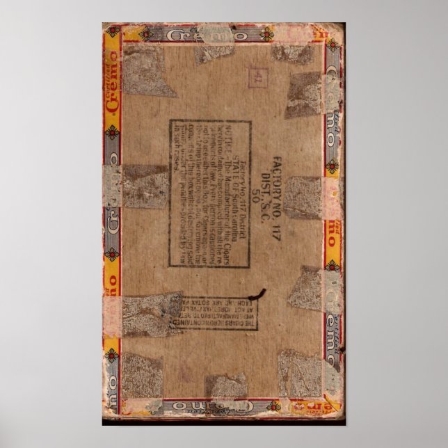 Poster dentro de caixa de charco (Frente)