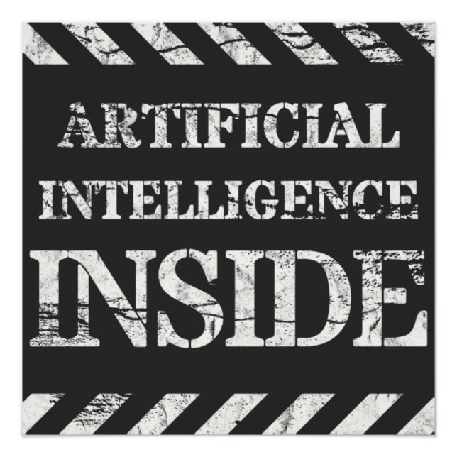 Pôster Dentro de inteligência artificial (Frente)
