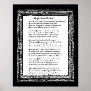 Poster Dentro de Olhos Nossa Alma