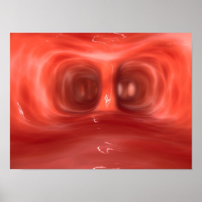 Pôster Dentro de Visão Microscópica Os Pulmões Humanos (Frente)