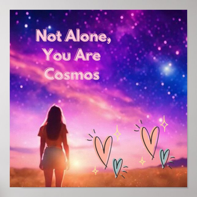 Poster Dentro de você está o Cosmos: Encontre sua conexão (Frente)