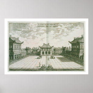 Poster Dentro do palácio imperial, de uma conta de um D