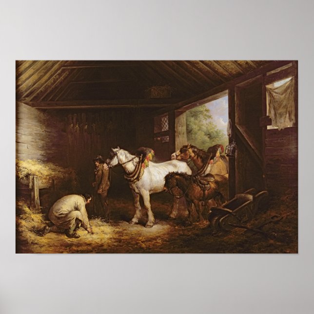 Poster Dentro estável (Frente)