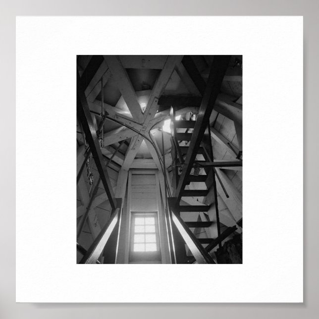 Poster dentro gurnet light house duxbury mães. saquish (Frente)