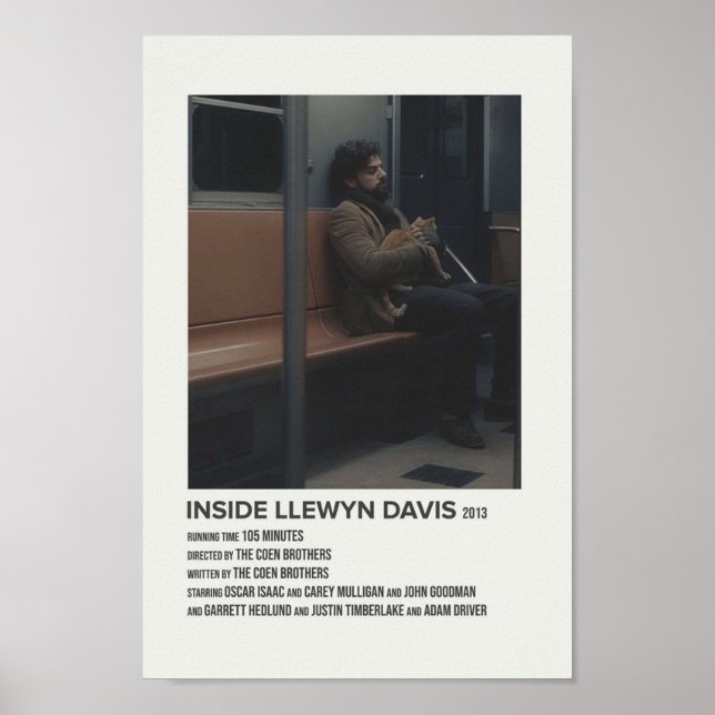 Poster dentro llewyn davis 2013 (Frente)