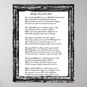 Pôster Dentro Olho Nossa Alma