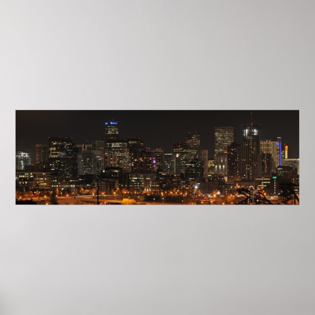 Pôster Denver à noite... Dia das Bruxas! (Frente)