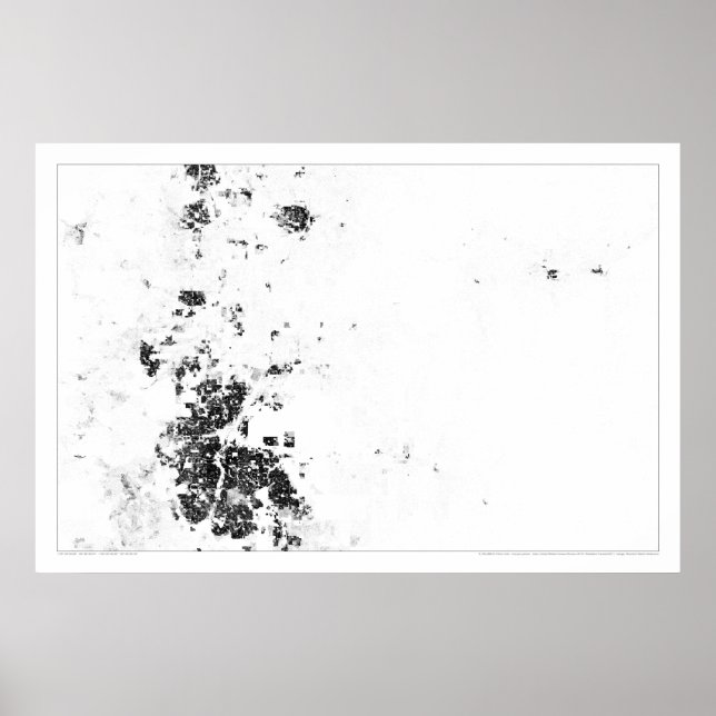 Poster Denver Census Dotmap (Frente)