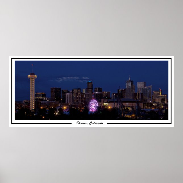Pôster Denver, Colorado (Frente)