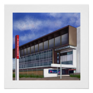 Pôster Departamento de emergência