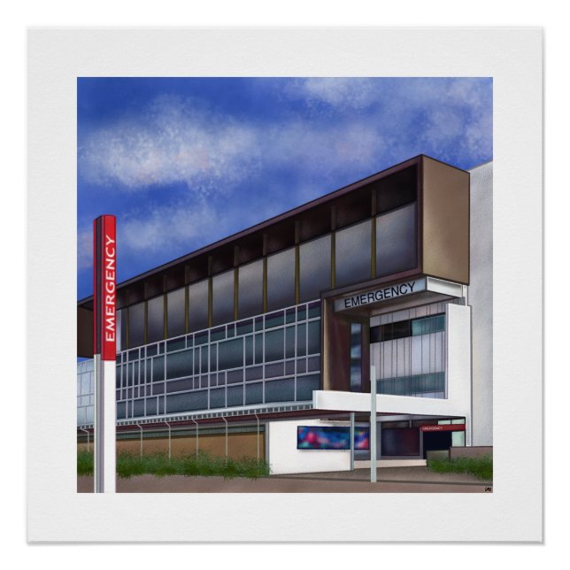 Pôster Departamento de emergência (Frente)