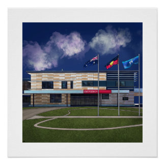 Pôster Departamento de emergência