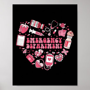 Poster Departamento de Emergência Ativan Heart Er Nurse V
