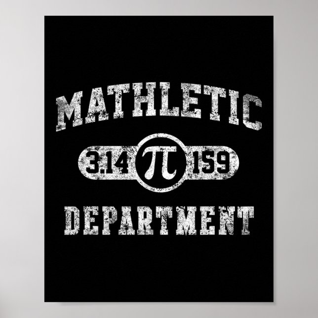 Poster Departamento de Matemática 3.14159 Dia do Pi Profe (Frente)