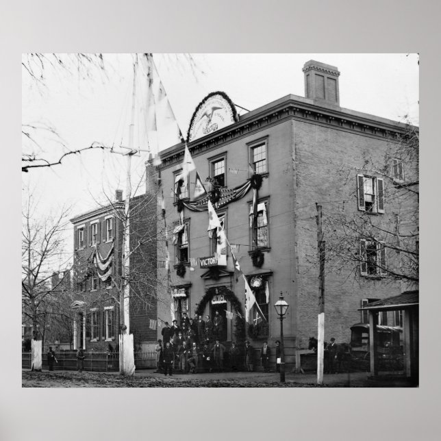 Pôster Departamento de Vestuário da Guerra Civil, 1865 (Frente)