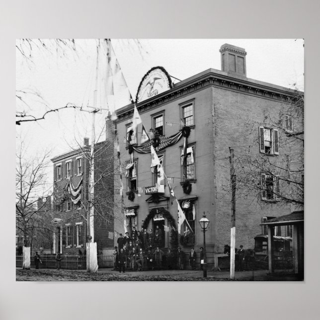 Poster Departamento de Vestuário da Guerra Civil, 1865 (Frente)