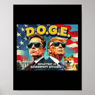 Poster Departamento Doge de Eficiência Governamental Doge