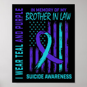 Poster Deplorando Perda De Irmão Em Lei Suicida Em Guerra