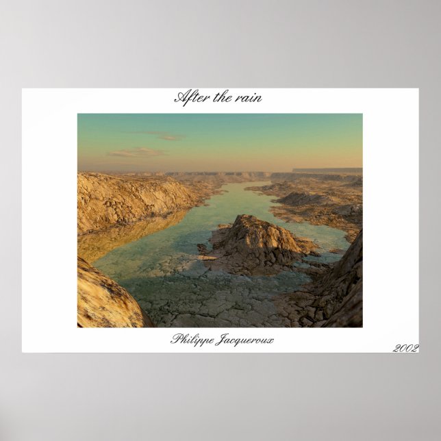 Pôster Depois da chuva (Frente)