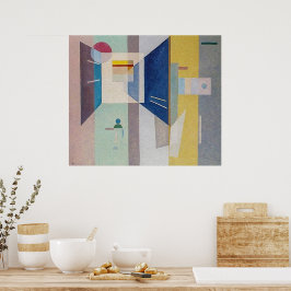 Poster Depois da Direita - à Esquerda por Kandinsky