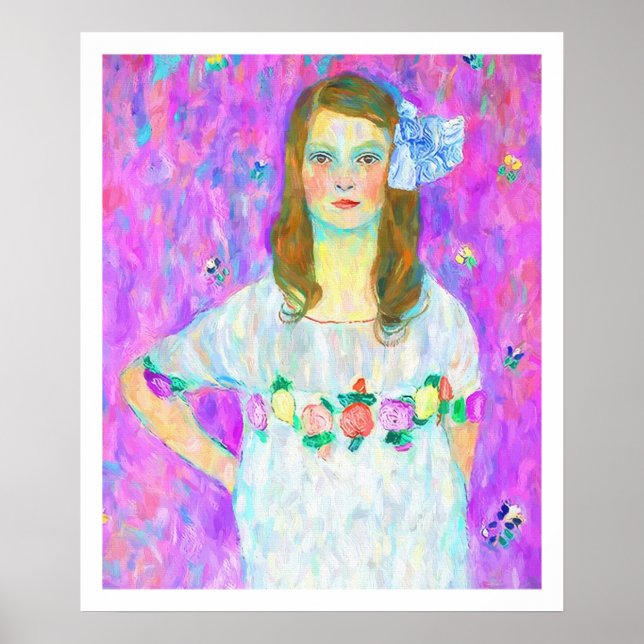 Poster Depois de Klimt - Retrato de Mada (Frente)