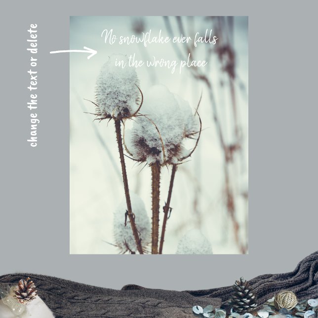 Poster Depois de uma queda de neve (Criador carregado)