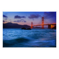 Depois do pôr do sol em Baker Beach