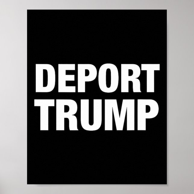 Poster Deport Trump - #resist (Frente)