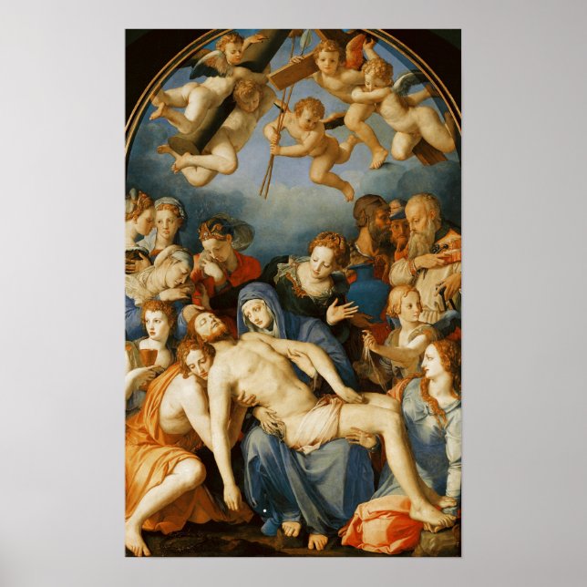 Pôster Deposição da Cruz, 1543-45 (Frente)