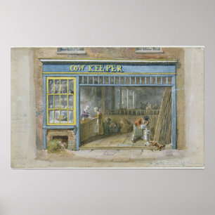 Pôster Depositário da vaca, 1825